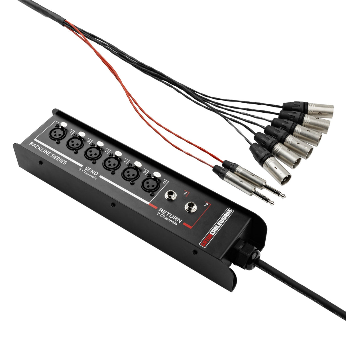 Gator Cableworks GCWB-DS6X2 Backline Series 6 x 2 Drop Snake