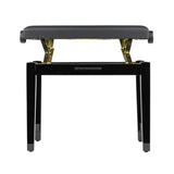 Gator Frameworks GFW-KEYBENCH-HABK Deluxe Height Adjustable Piano Bench