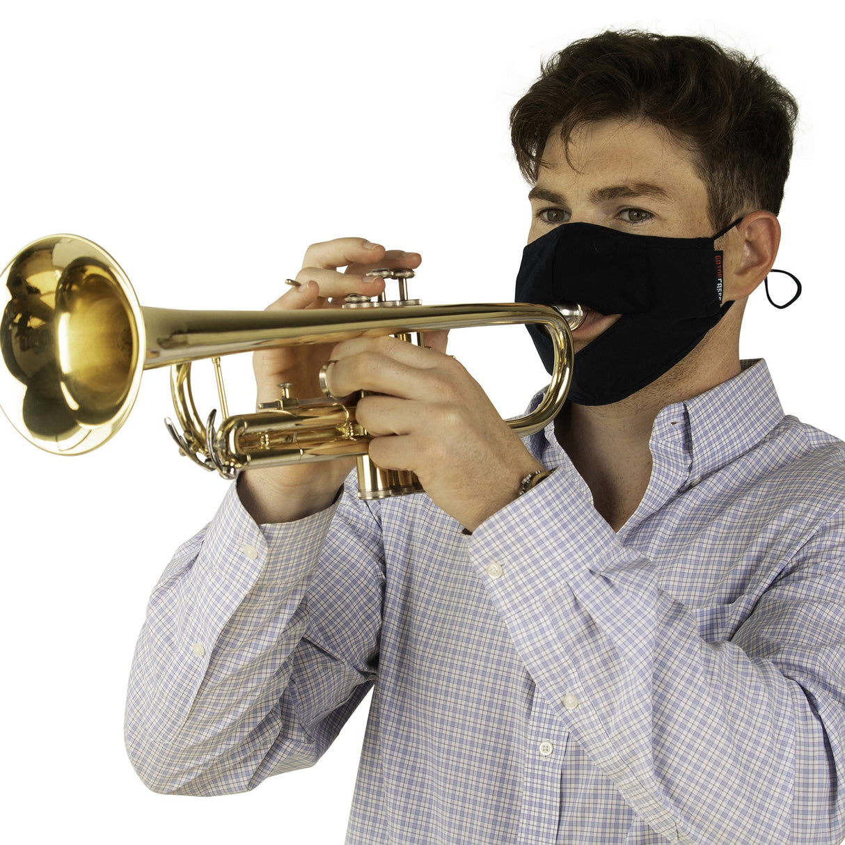 Gator GBOM-XSMALLBK Extra Small-Size Wind Instrument Double-Layer Face Mask