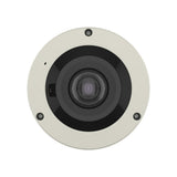 Hanwha XNF-8010RV X-Series 6MP IR Outdoor Fisheye Camera, Ivory