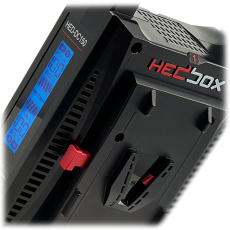HEDBOX HED-DC150V Simultaneous Dual LCD Charger for V-lock Battery