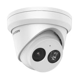 Hikvision DS-2CD2343G2-IU AcuSense 4MP Turret IP Camera, 2.8mm Fixed Lens, White