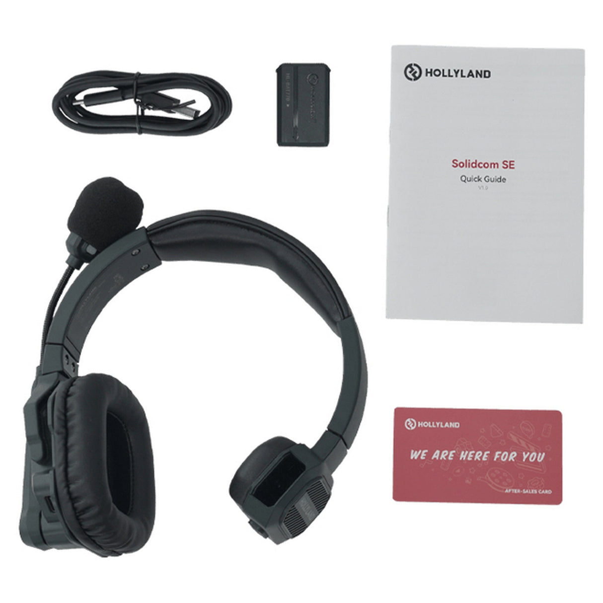 Hollyland Solidcom HL-SE-HS04 SE Wireless Remote Headset Single-Ear Global Version