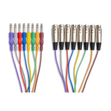 Hosa STX-800F XLR3F to 1/4-Inch TRS Balanced Snake Cable - 2m