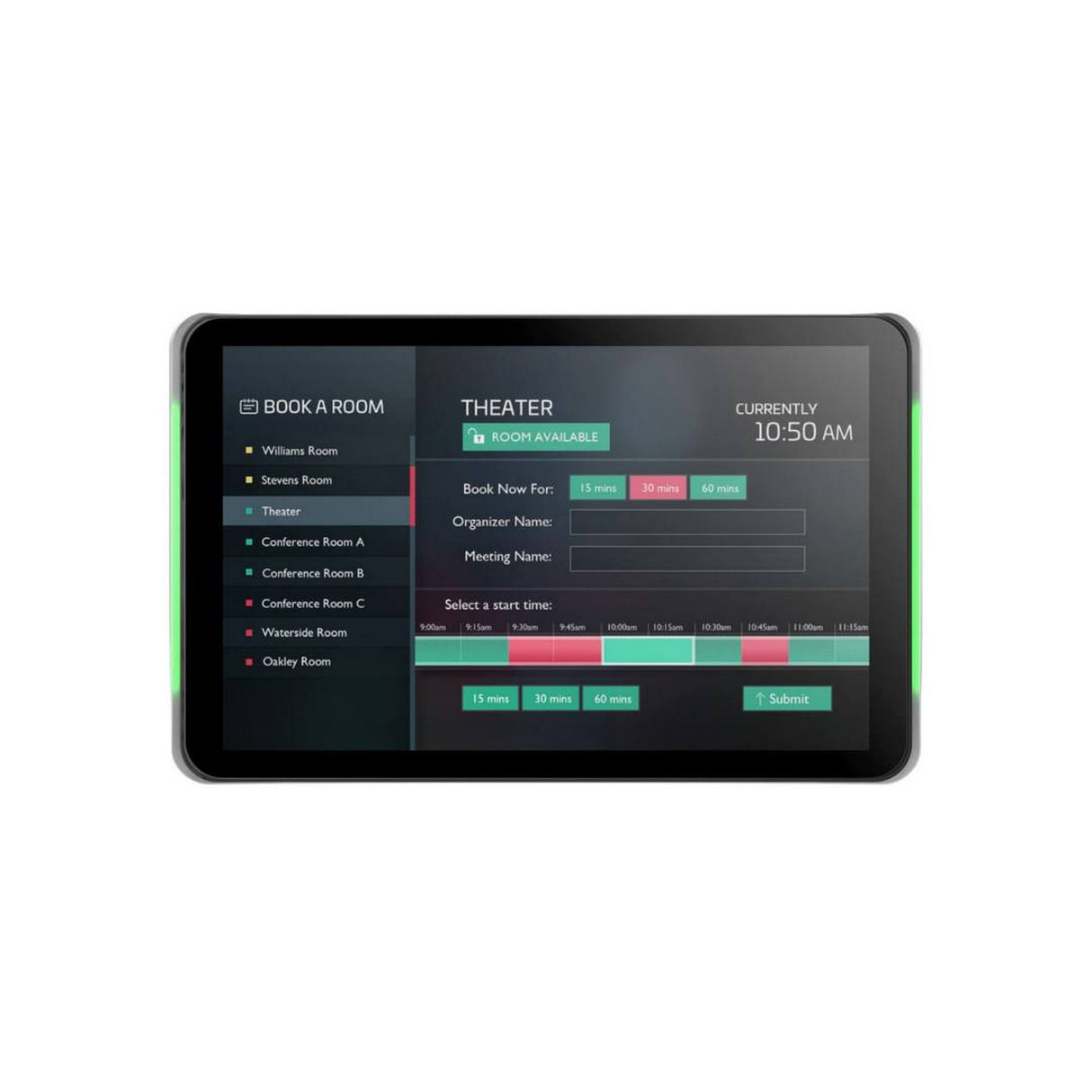 IAdea XDS-1078-A9 Advanced 10.1-Inch Interactive Room Panel Display