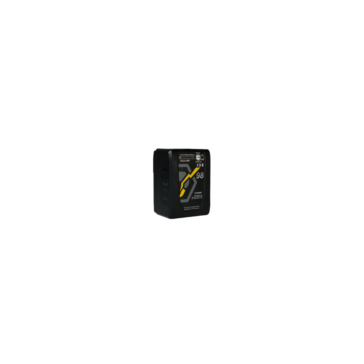 IDX IMICRO‑98P 97Wh Camera Battery with USB‑C PD and Dual D‑Tap, V-Mount