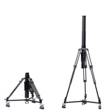 Ikan PT419W-PTZ-MPEDESTAL 19-Inch Widescreen PTZ Teleprompter Motorized Pedestal and Dolly Turnkey