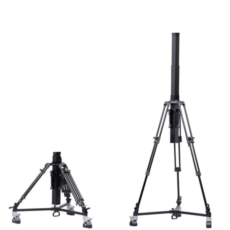 Ikan PT419W-PTZ-MPEDESTAL 19-Inch Widescreen PTZ Teleprompter Motorized Pedestal and Dolly Turnkey