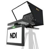 Ikan PT419W-PTZ-NDI-TMN-TK Aura 19-Inch POE++ PTZ NDI Teleprompter Talent Monitor with Full Encoding/Decoding IP Tally