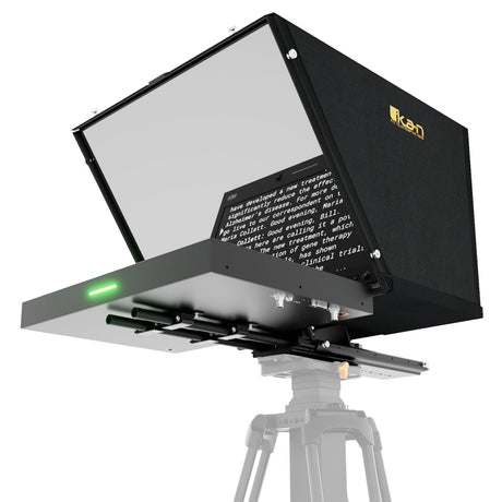 Ikan PT419W-PTZ-NDI Aura 19-Inch POE++ PTZ NDI Teleprompter with Full Encoding/Decoding and IP Tally Light