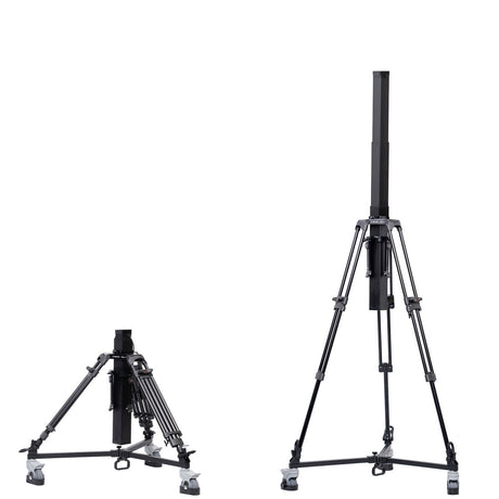 Ikan PT419W-PTZ-TM-MPEDESTAL 19-Inch Widescreen PTZ SDI Teleprompter with Talent Monitor Motorized Pedestal and Dolly