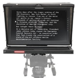 Ikan Aura Professional High Bright PTZ Teleprompter with Widescreen Tally SDI Monitor, 21-Inch