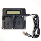 IndiPRO INBPUCG Dual LCD Charger for BP-U Series Batteries