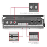 ION Audio Retro Glow Wireless Translucent Boombox