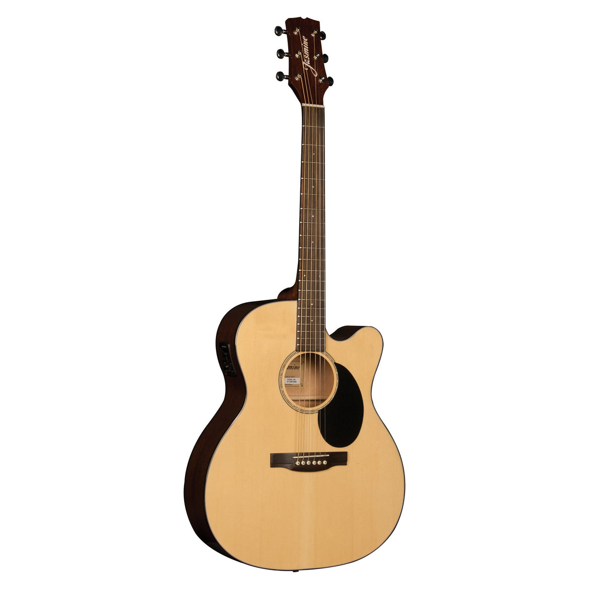 Jasmine JD36-CE Dreadnought Acoustic Electric Guitar, Natural Finish