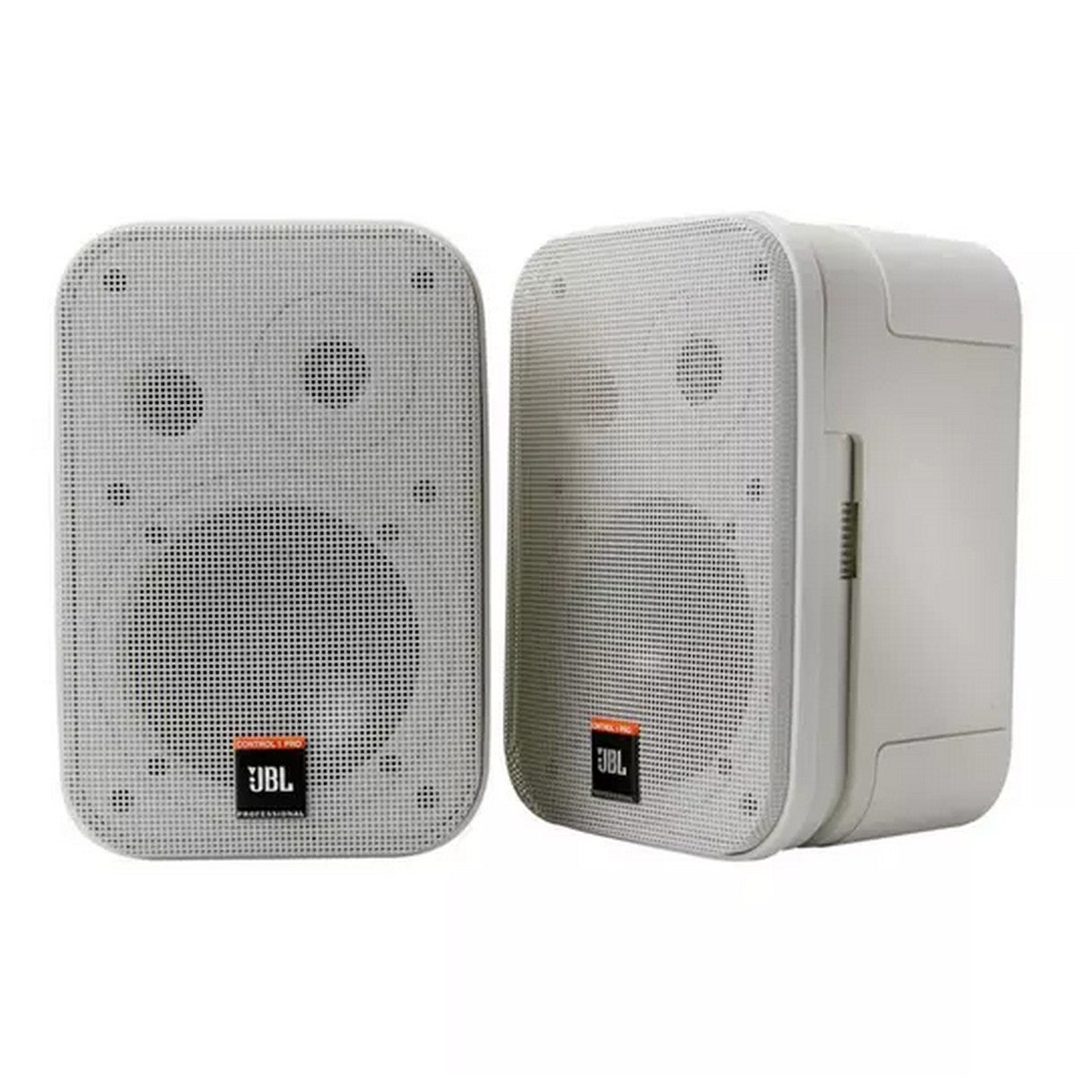 JBL Control 1 PRO White | Two-Way Compact Loudspeaker, Pair, White