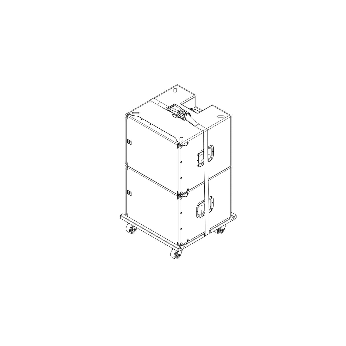 JBL SRX918S VT Vertical Transport Cart for SRX918S/SRX918SF