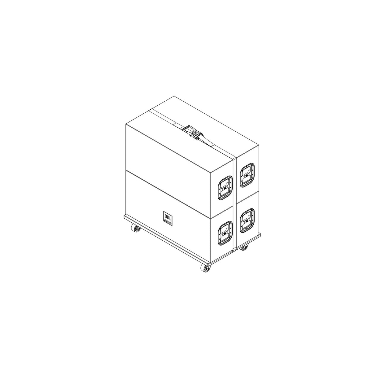 JBL SRX928S VT Vertical Transport Cart for SRX928S