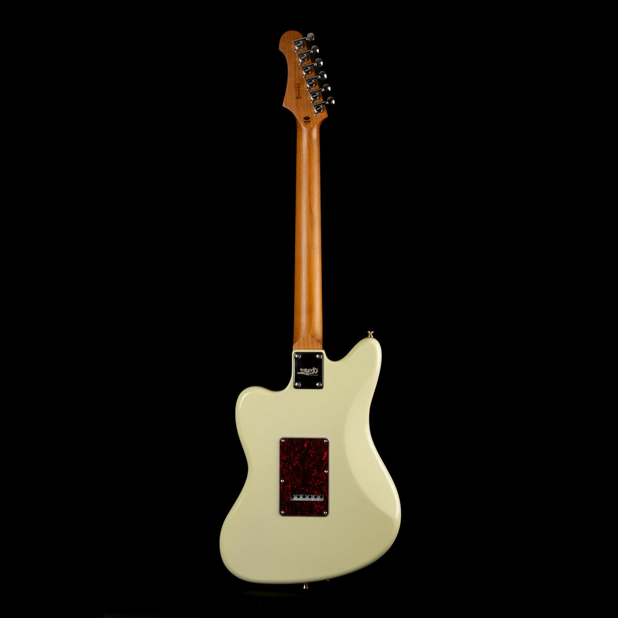 Jet Guitars JJ-300 P90 OW Electric Guitar, Olympic White Finish