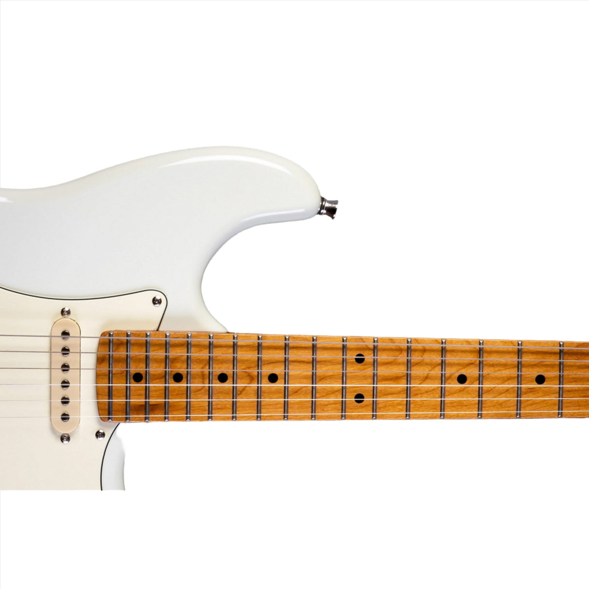 JET Guitars JS 300 OW SSS Basswood Body Electric Guitar with Roasted Maple Neck/Fretboard