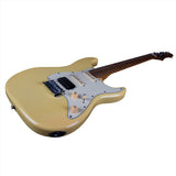 JET Guitars JS-400 VYW HSS Basswood Body Electric Guitar with Roasted Maple Neck and Fretboard