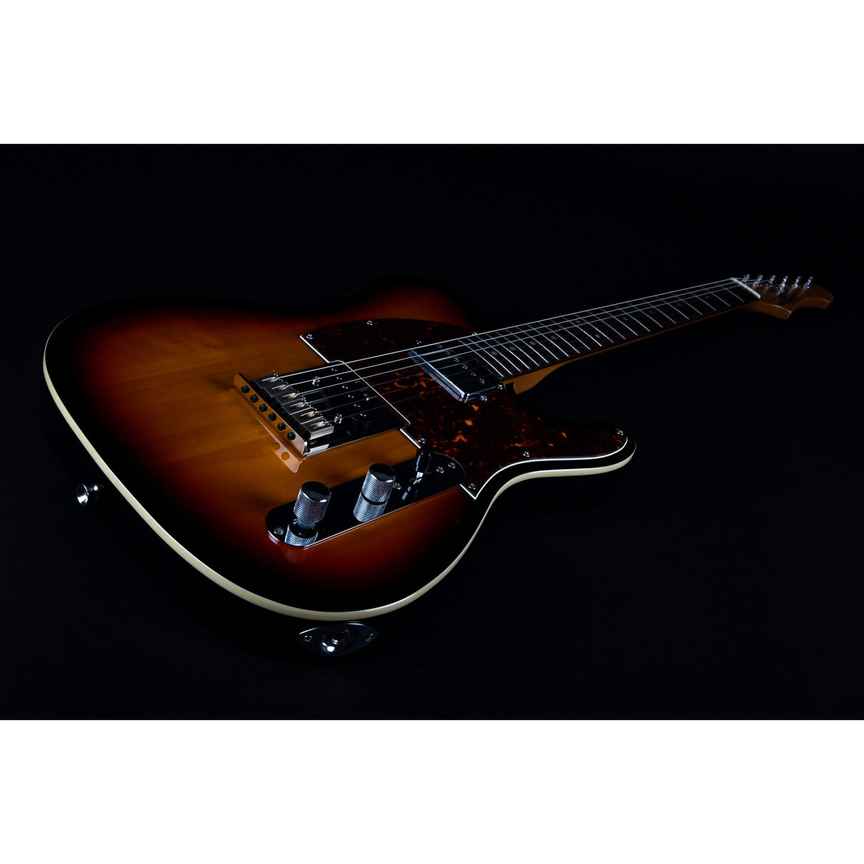 JET Guitars JT-350 SB R SH Basswood Body Electric Guitar with Roasted Maple Neck and Rosewood Fretboard