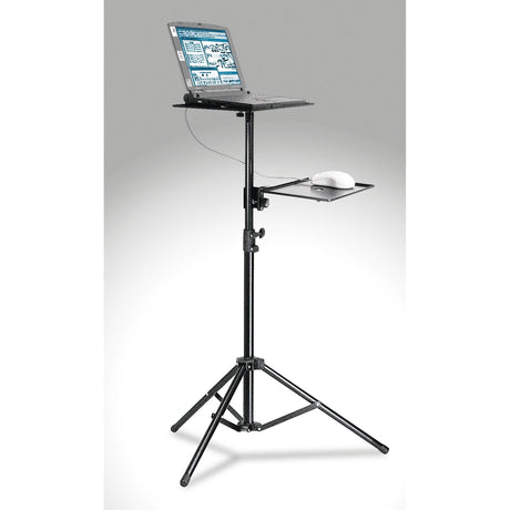 K&M Laptop Stand with Clampable Mouse Rest
