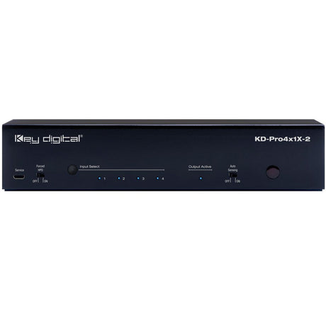 Key Digital KD-Pro4x1X-2 4 Input Pro Series HDMI Auto Switcher with Web UI