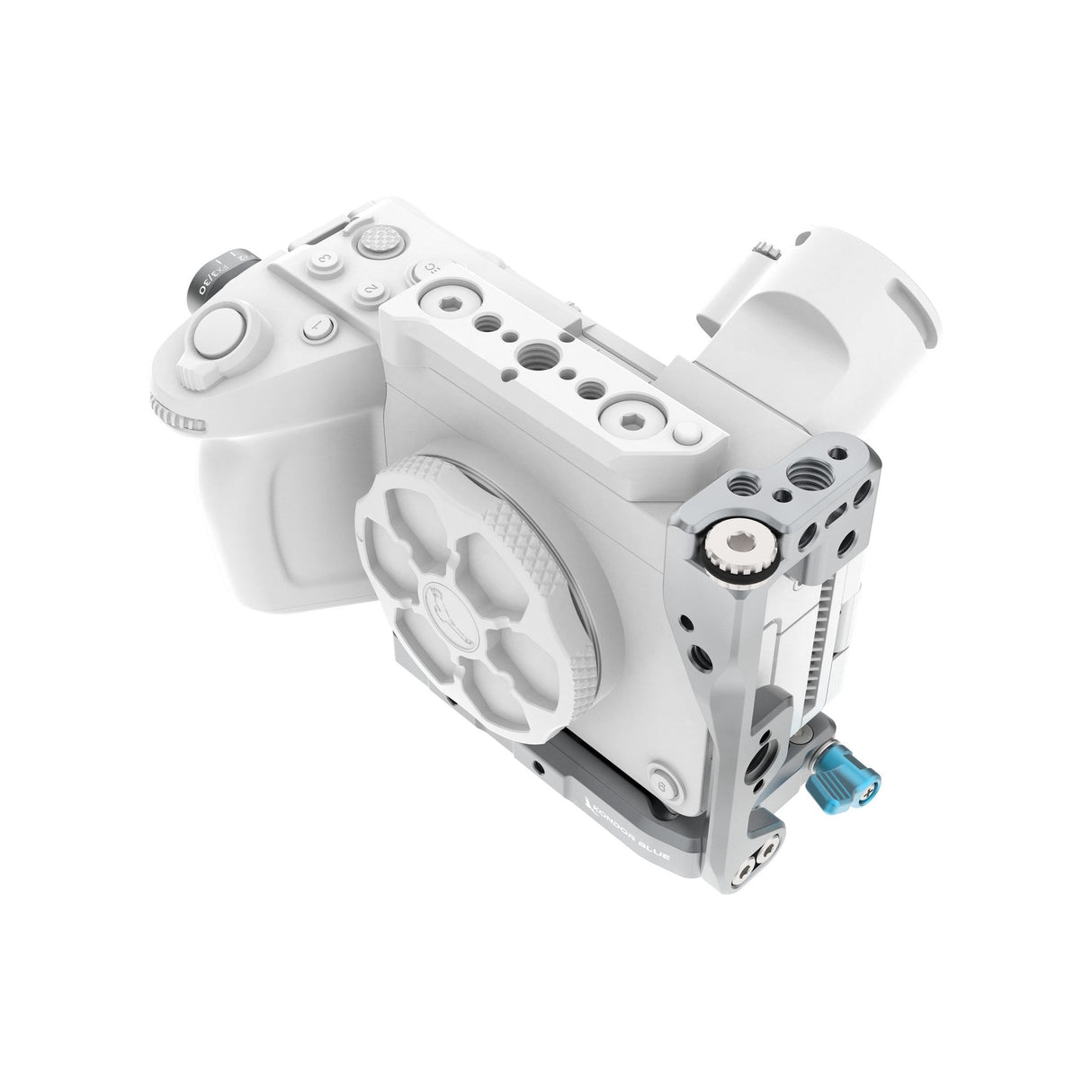 Kondor Blue Hybrid Camera Cage for Sony FX2, Space Gray