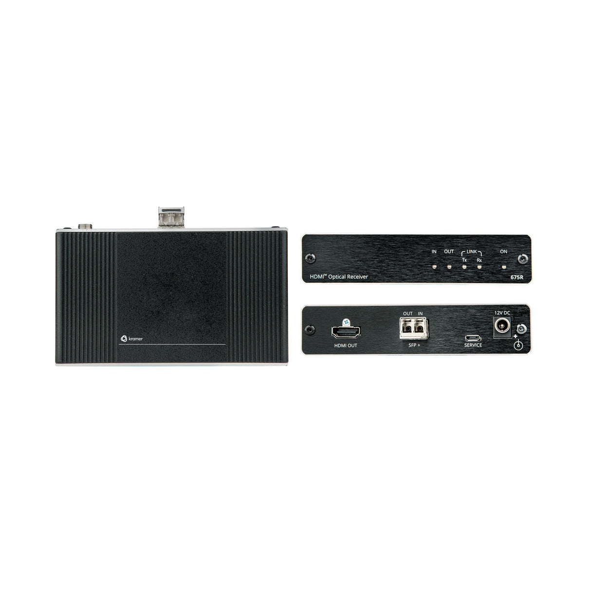 Kramer 675R/T 4K60 4:4:4 HDMI Extender Kit over Ultra‑Reach MM/SM Fiber Optic