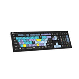 Logickeyboard DaVinci Resolve NERO Slimline Windows Keyboard, US English
