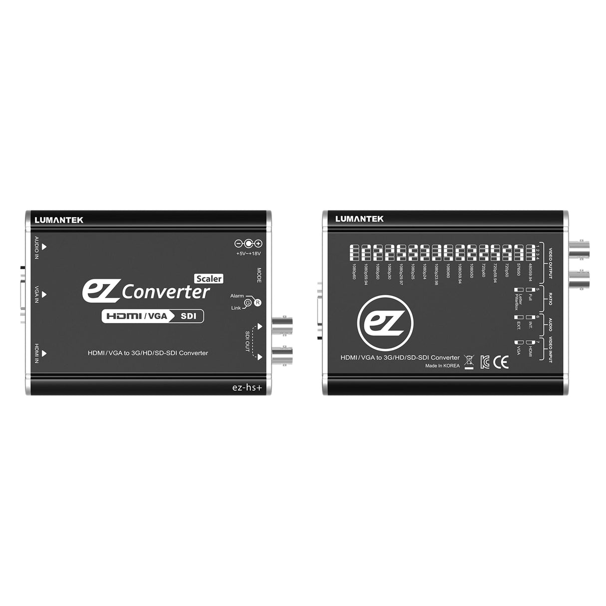 Lumantek ez-Converter HS+ HDMI,VGA to 3G,HD,SD-SDI Converter with Scaler