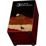 Luna Guitars Vista Wolf Cajon with Bag