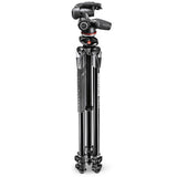 Manfrotto MK290DUA3-3WUS Dual Kit Aluminum 3 Section Tripod with 3W Head
