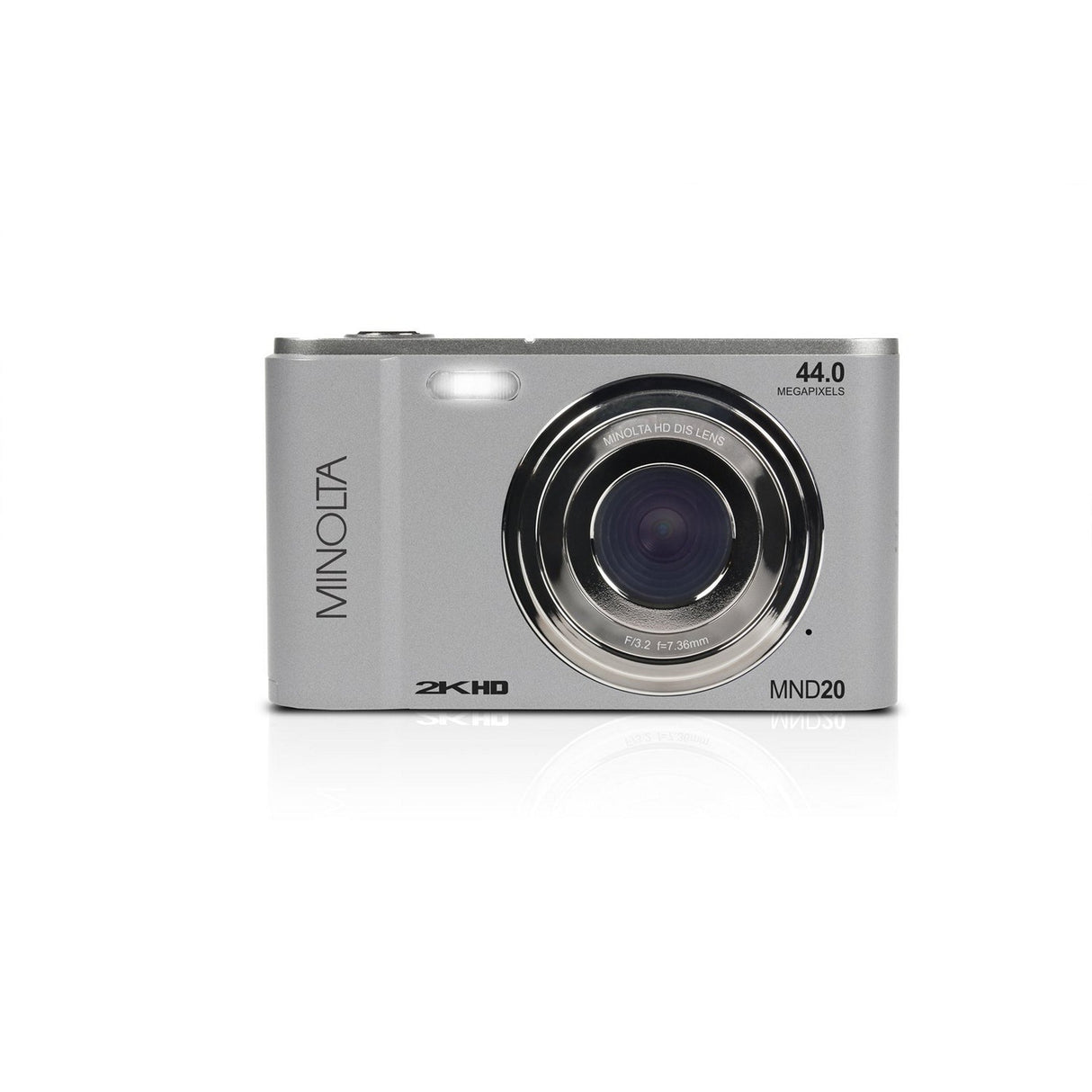 Minolta MND20 44 MP 2.7K Ultra HD Digital Camera Silver