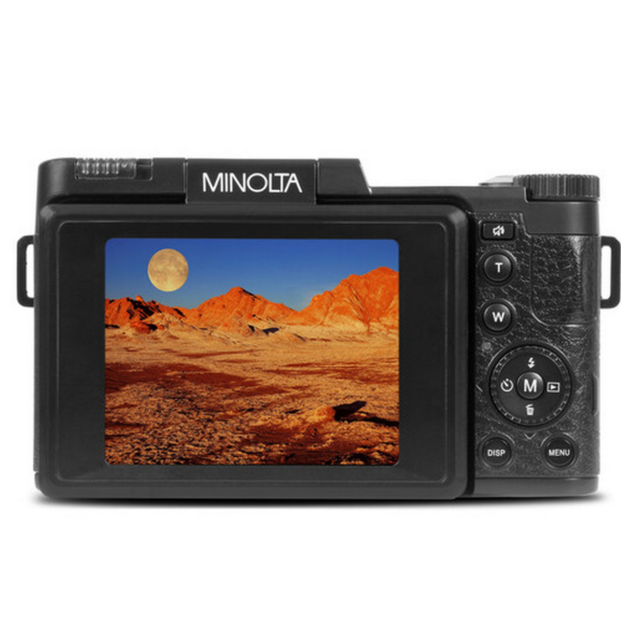 Minolta MND30 30 MP 2.7K Ultra HD Digital Camera, Black