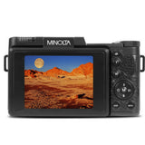 Minolta MND30 30 MP 2.7K Ultra HD Digital Camera, Black