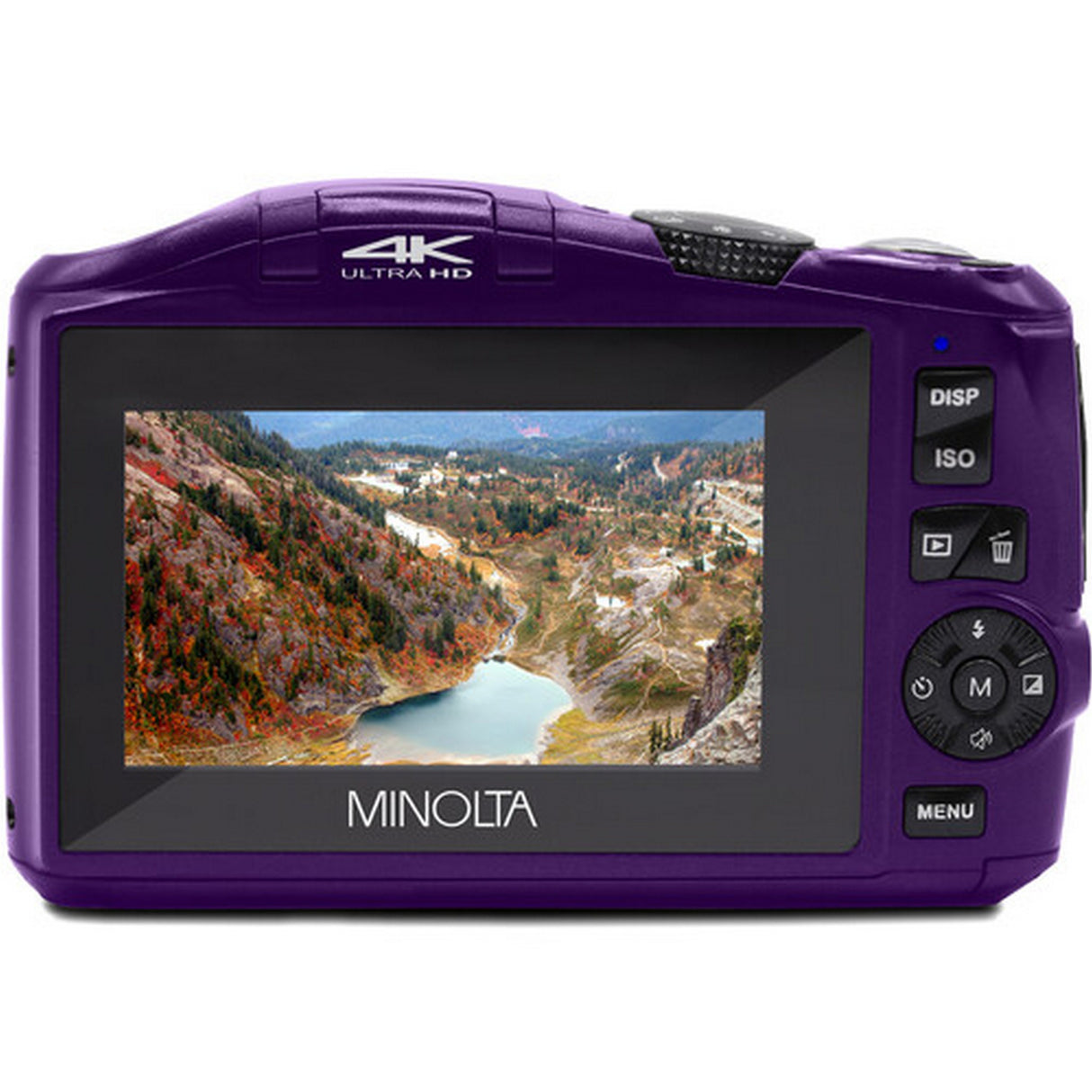Minolta MND50 48 MP 4K Ultra HD Digital Camera, Purple