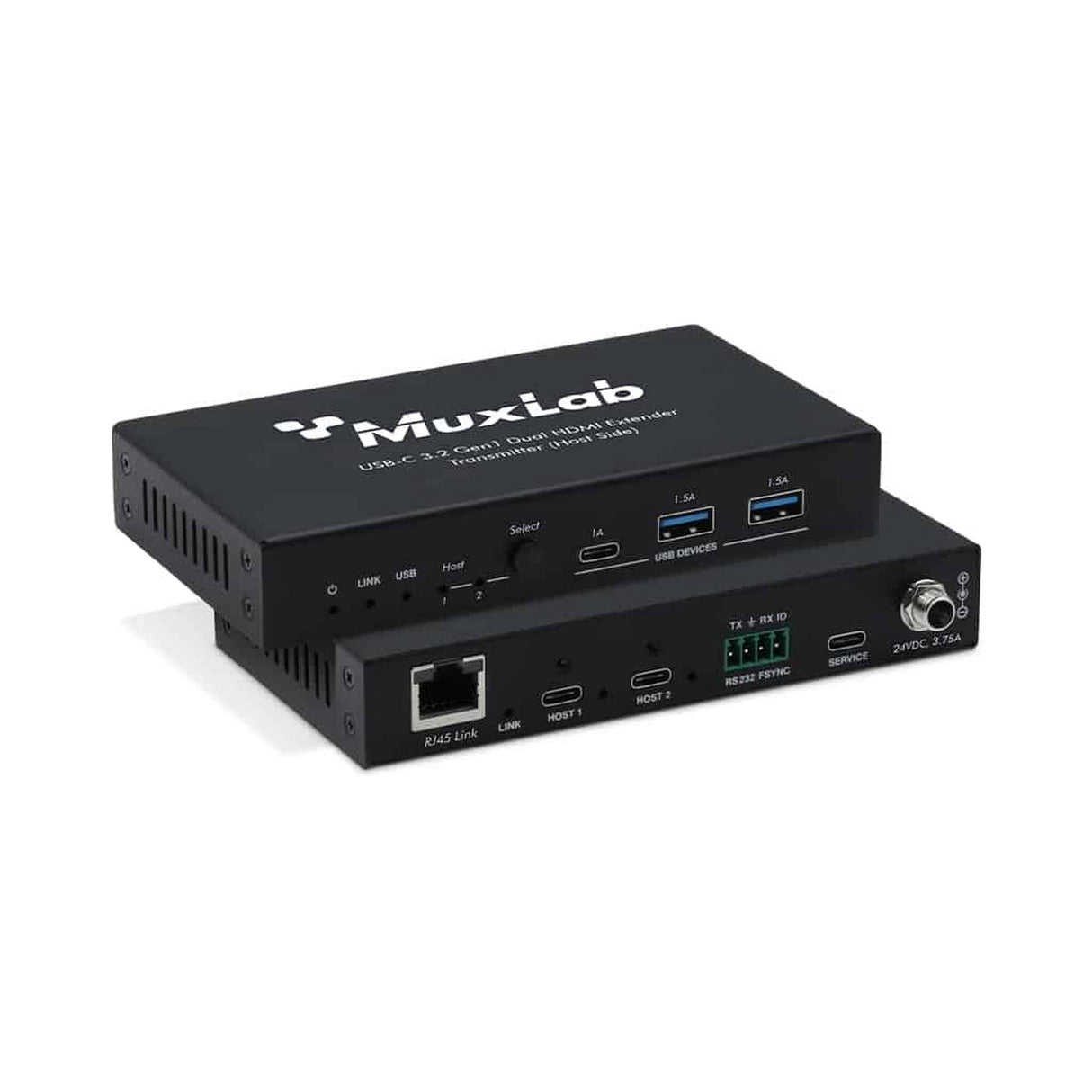 MuxLab 500536 USB-C 3.2 Gen1 Dual HDMI Extender Kit