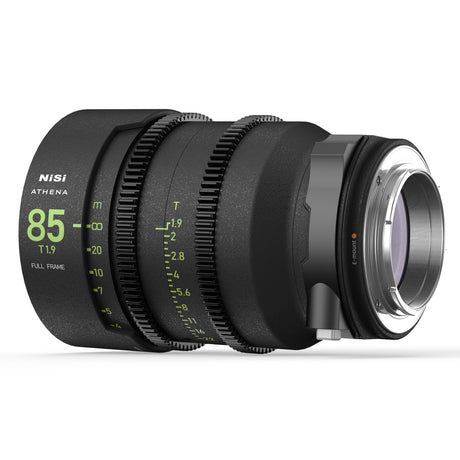 NiSi NIC-ATH-85E 85mm ATHENA PRIME Full Frame Cinema Lens T1.9, E Mount