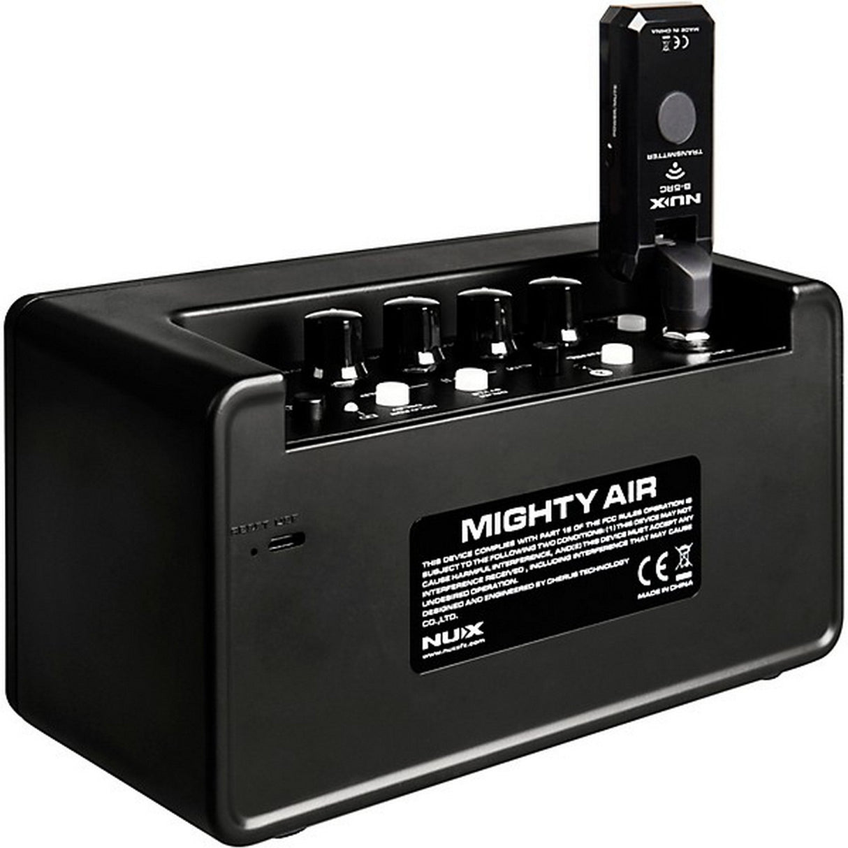 Nux Mighty Air Wireless Guitar Amplifier with Bluetooth and ChromaCast 10-Pack Pearl Celluloid Guitar Picks Bundle