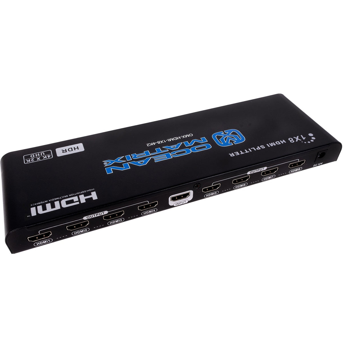 Ocean Matrix OMX-HDMI-1X8-4K2 4K60 HDMI 1x8 Distribution Amplifier