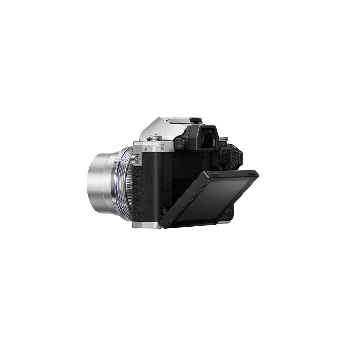 OM System E-M10 Mark IV Mirrorless Camera with 14-42mm EZ Lens, Silver