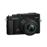 OM System PEN Mirrorless Camera with 14-42mm F3.5-5.6 III Lens, Black