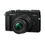 OM System PEN Camera with 14-42mm III and 40-150mm R Lenses, Black