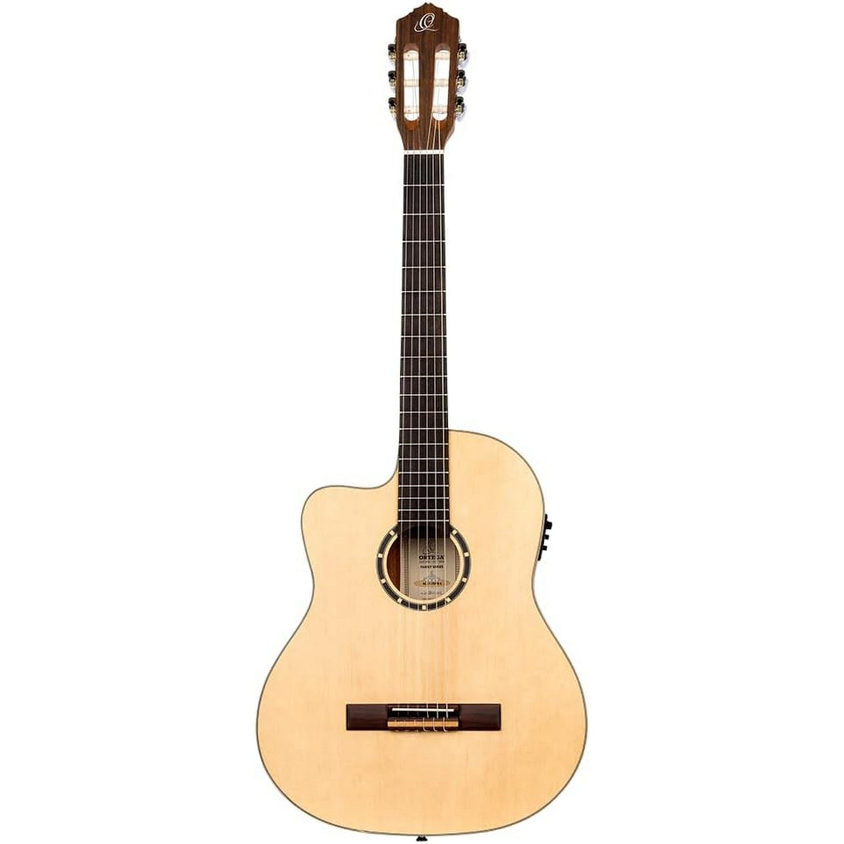 Ortega Guitars RCE125SN-L Family Series Full Size Acoustic Electric Guitar