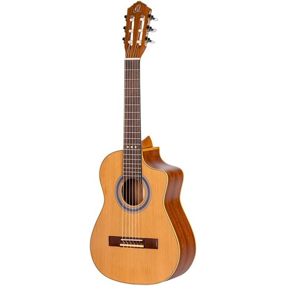 Ortega Guitars RQ39 Requinto Series Pro Requinto Size Guitar