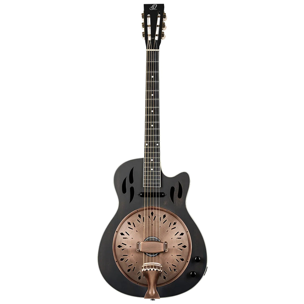 Ortega Guitars RRG40CE-DBK Americana Series Resonator Guitar