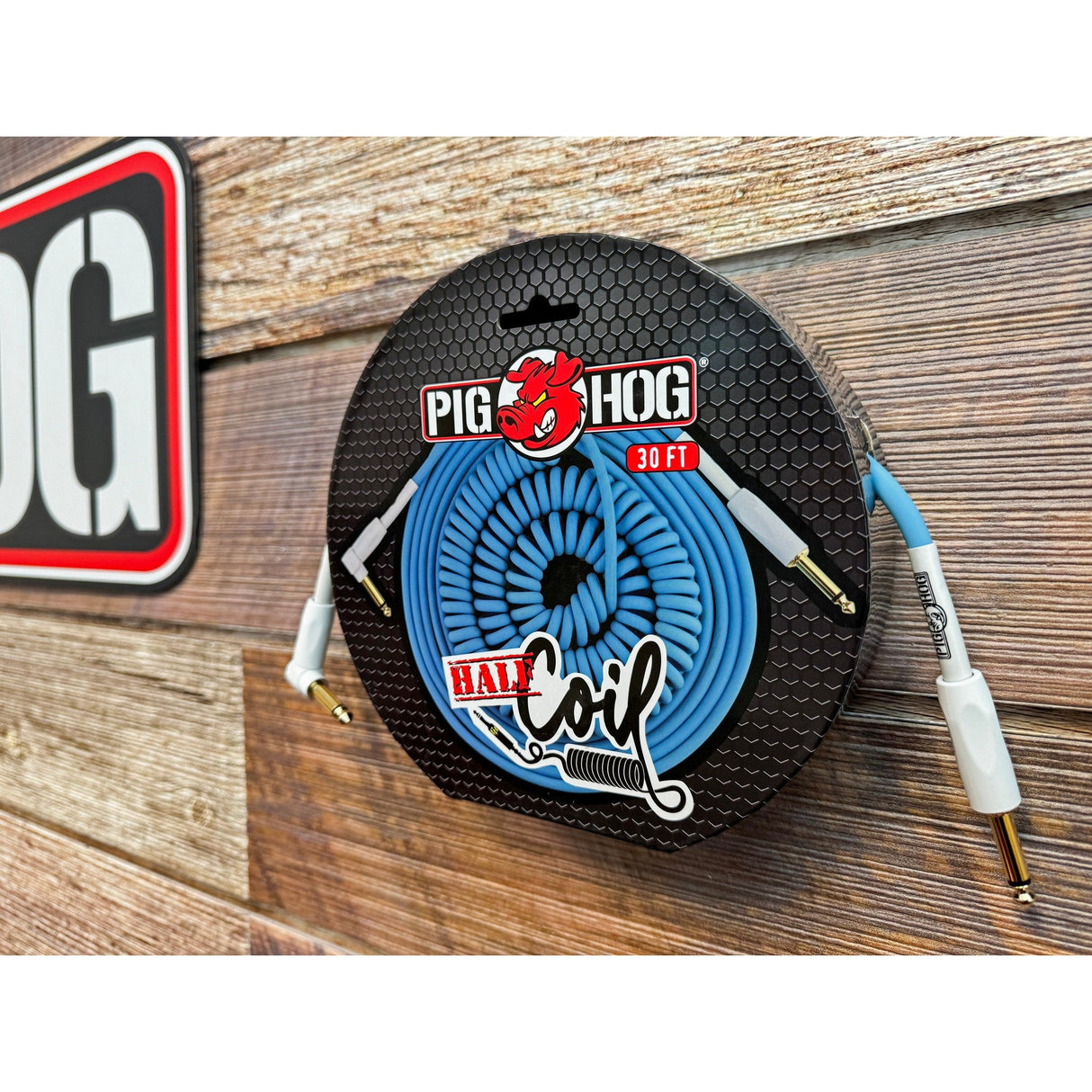 Pig Hog 30-Foot Half Coil Instrument Cable