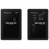 Pioneer DJ DM-50D-BT 5-Inch Bluetooth Desktop Monitor, Black